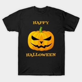 Happy Halloween Trick Or Treat Jack O Lantern Scary Pumpkin T-Shirt